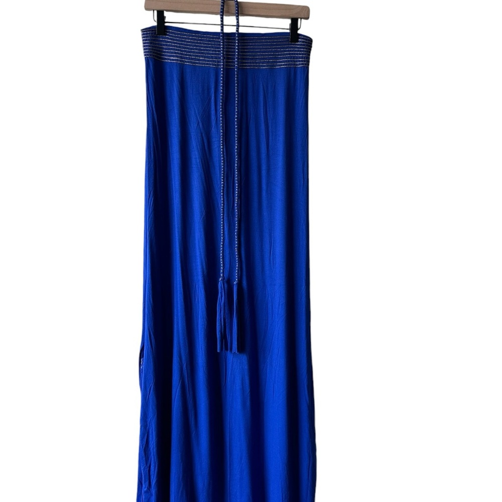 Moroccan Touch Royal Blue Maxi Dress